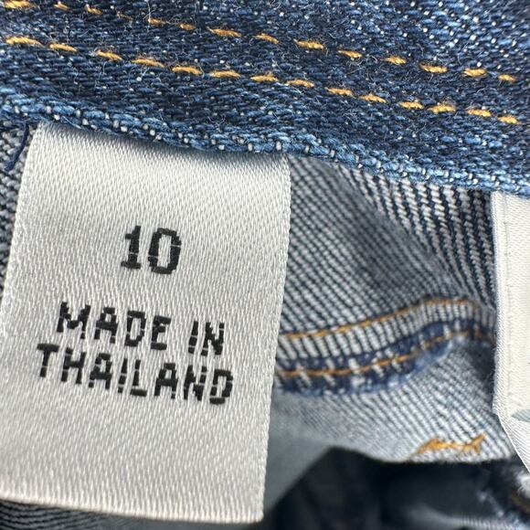 Talbots Petites Stretch Medium Wash Straight Leg Jeans Sz 10P - Picture 6 of 7